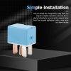 MOXRUQ AC Relay 4 Pin Blue Auto Replacement-4