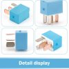 MOXRUQ AC Relay 4 Pin Blue Auto Replacement-6