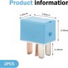 MOXRUQ AC Relay 4 Pin Blue Auto Replacement-1