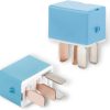 MOXRUQ AC Relay 4 Pin Blue Auto Replacement-0