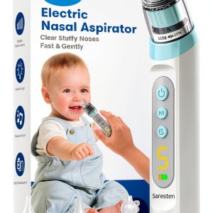 Saresten Baby Nasal Aspirator Blue 5‑Level Suction-0