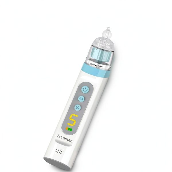 Saresten Baby Nasal Aspirator Blue 5‑Level Suction-4