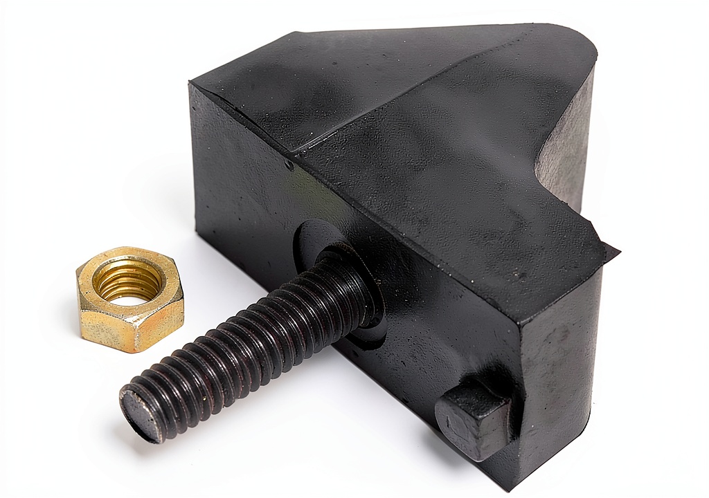 ACDelco front control arm bumper installed on a vehicle's driver side