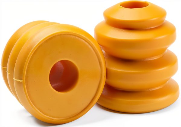 NFSpeeding Front Lower Bump Stop for GM Trucks Yellow Polyurethane-0