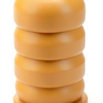 ONER AUTO PARTS Rear Control Arm Bumper Polyurethane Yellow 4 Pack-0