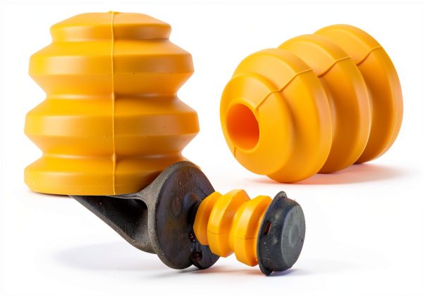 NFSpeeding Front Lower Bump Stop for GM Trucks Yellow Polyurethane-1