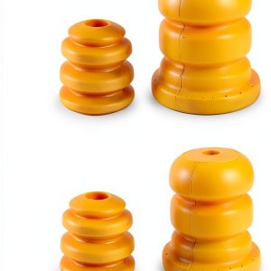 Front Lower Suspension Bump Pad Crynod Black Rubber Set-0