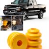 NFSpeeding Front Lower Bump Stop for GM Trucks Yellow Polyurethane-5