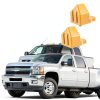 LDMINDA Front Bumper Polyurethane Yellow Truck Replacement for-2