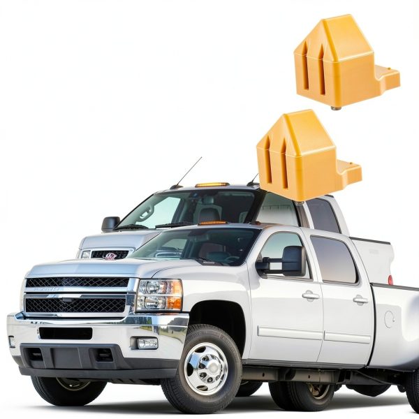 LDMINDA Front Bumper Polyurethane Yellow Truck Replacement for-2