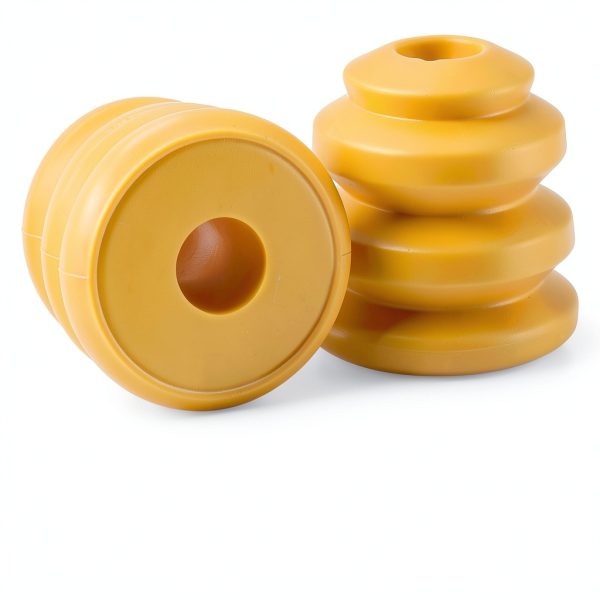 NFSpeeding Front Lower Bump Stop for GM Trucks Yellow Polyurethane-6