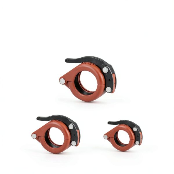 3in ID Grooved Non-Adjustable Snap Clamp Con Forms C30SG Coupling-2