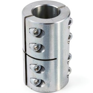 Climax T303 Stainless Steel Clamp Coupling 8x8mm, 24mm OD, 35mm L-0