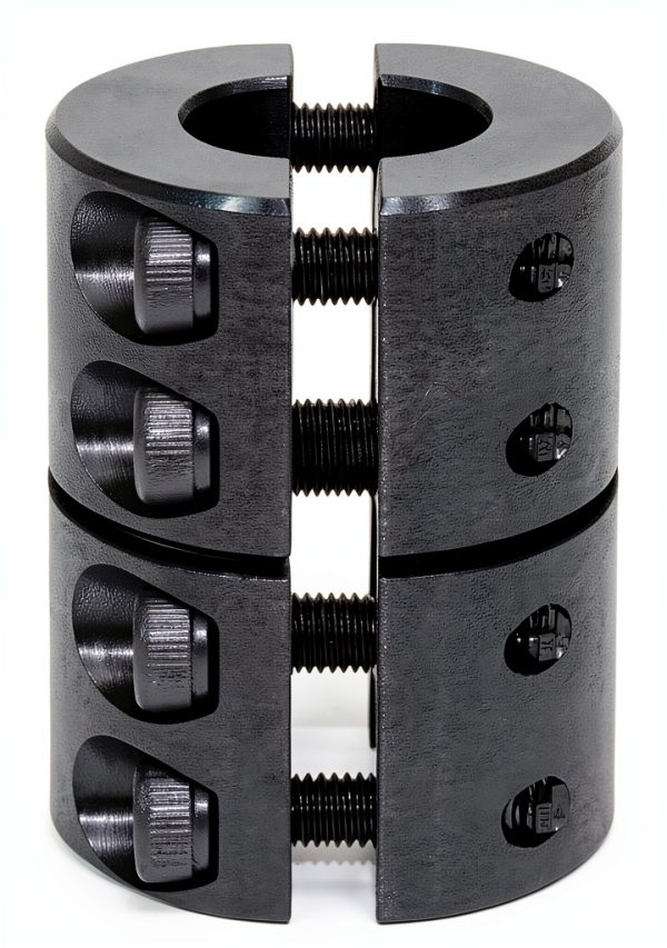 2CC-100-100-KW, 1" x 1" Rigid Shaft Coupling Double Split With Keyway-2