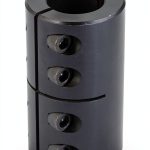 Clamp On Rigid Shaft Coupling 1/2" x 5/8" Steel CLIMAX METAL PRODUCTS-0