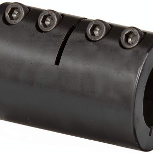 Clamping Coupling ISCC-100-100-KW Black Oxide Mild Steel, 1-3/4" OD-0