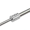 5mm‑9.525mm Rigid Clamp-On Coupling BORDSTRACT 20×25mm Aluminum Shaft-3