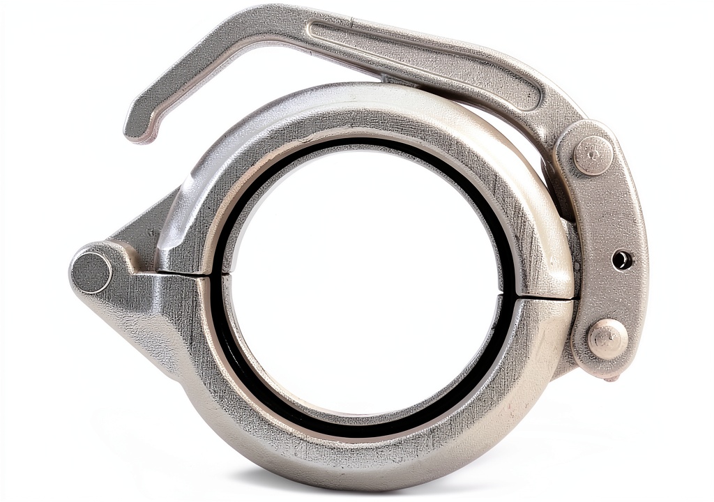 Installing Concrete Pump Clamp 2