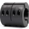 2CC-100-100-KW, 1" x 1" Rigid Shaft Coupling Double Split With Keyway-1
