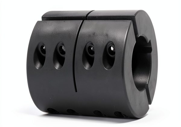 2CC-100-100-KW, 1" x 1" Rigid Shaft Coupling Double Split With Keyway-1