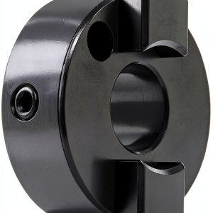 Ruland OST16-6-A Oldham Coupling Hub, Set Screw Style, Black Anodized Aluminum, .375" Bore, 1" OD, 1-1/8" Length-0