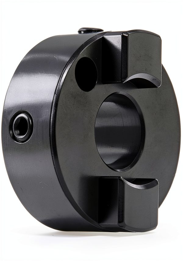 Ruland OST16-6-A Oldham Coupling Hub, Set Screw Style, Black Anodized Aluminum, .375" Bore, 1" OD, 1-1/8" Length-0