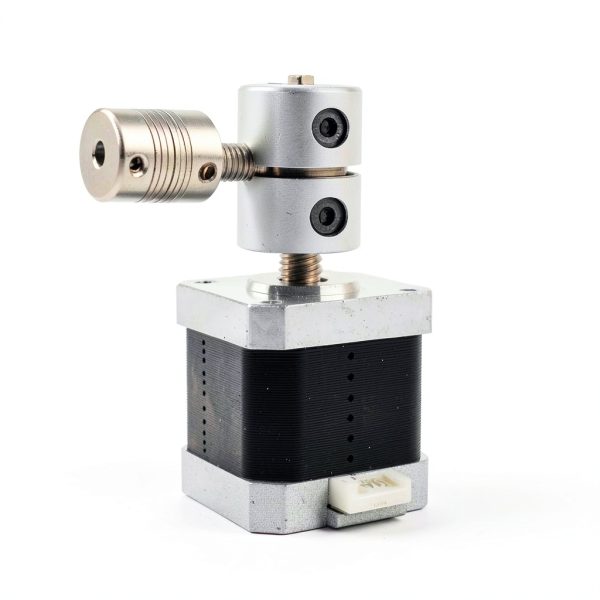 uxcell 2pcs Shaft Coupling 6.35mm to 8mm Aluminium Single Split Clamping Coupling, Rigid Stepper Motor Wheel Coupler Joint Connector for DIY Model, 3D Printers-3