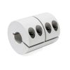 5mm‑9.525mm Rigid Clamp-On Coupling BORDSTRACT 20×25mm Aluminum Shaft-2
