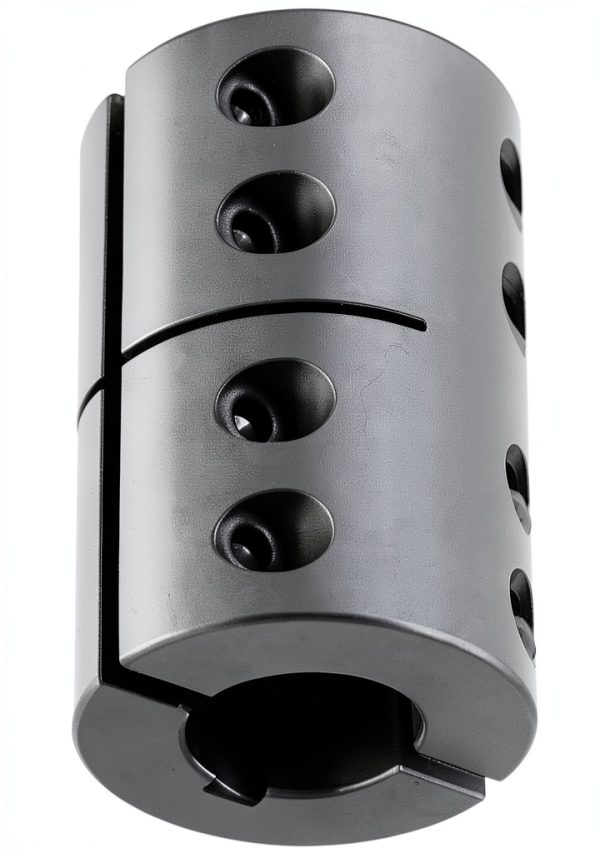 2CC-100-100-KW, 1" x 1" Rigid Shaft Coupling Double Split With Keyway-3