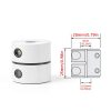 5mm‑9.525mm Rigid Clamp-On Coupling BORDSTRACT 20×25mm Aluminum Shaft-1