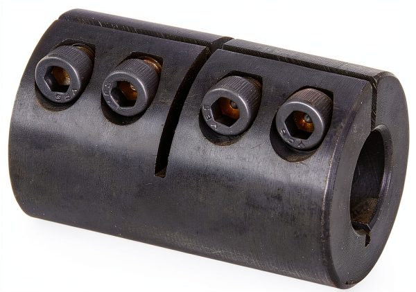 Climax Metal Black Oxide Clamp-On Coupling 1/2" Bore, 1-1/8" OD-0