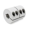 15mm to 15mm Rigid Clamp-On Coupling BORDSTRACT Aluminum 32x45mm-2